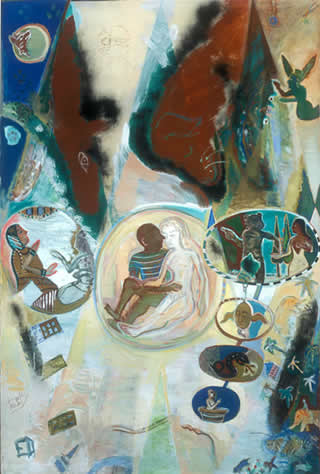 'DESCENT WITH GREEN ALMONDS'